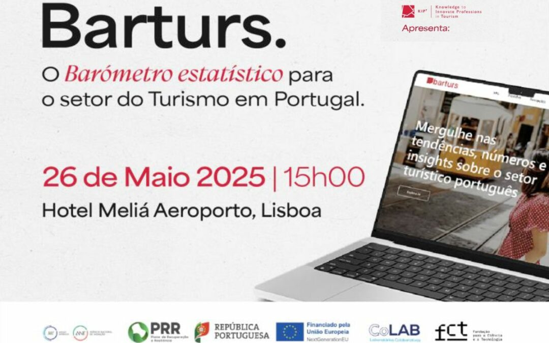 BARTURS | KIPT lança nova ferramenta digital de análise estratégica para o Turismo em Portugal