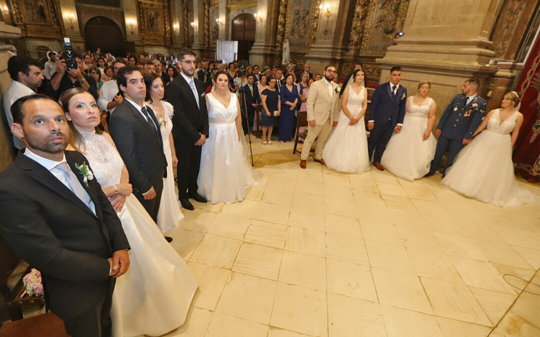 Casamentos Rainha Santa: seis casais sobem ao altar abençoados pela santa padroeira de Coimbra