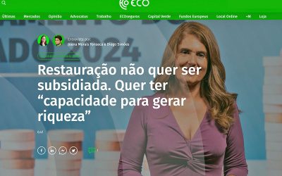 ECO | “Restauração não quer ser subsidiada, quer ter capacidade para gerar riqueza”