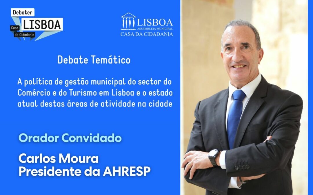 CONVITE | Debate Temático com a presença de Carlos Moura a 23 de janeiro