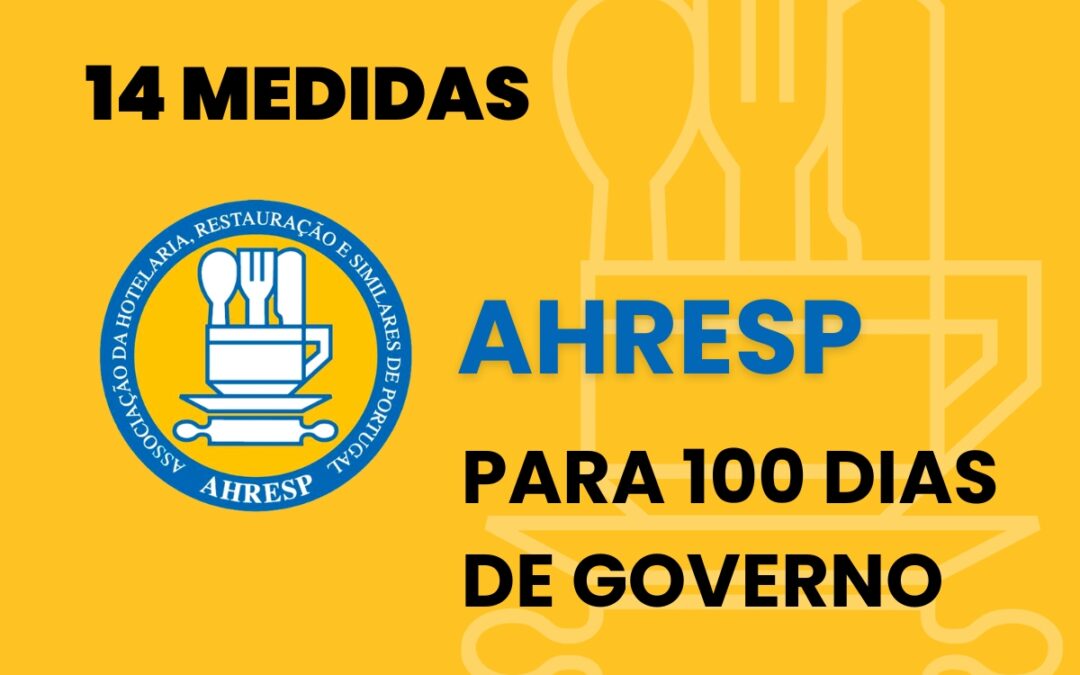 14 medidas AHRESP para 100 dias de Governo