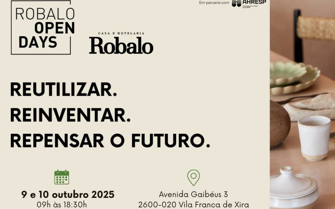 Robalo Open Days regressa a 9 e 10 de outubro a Vila Franca de Xira, com a parceria da AHRESP
