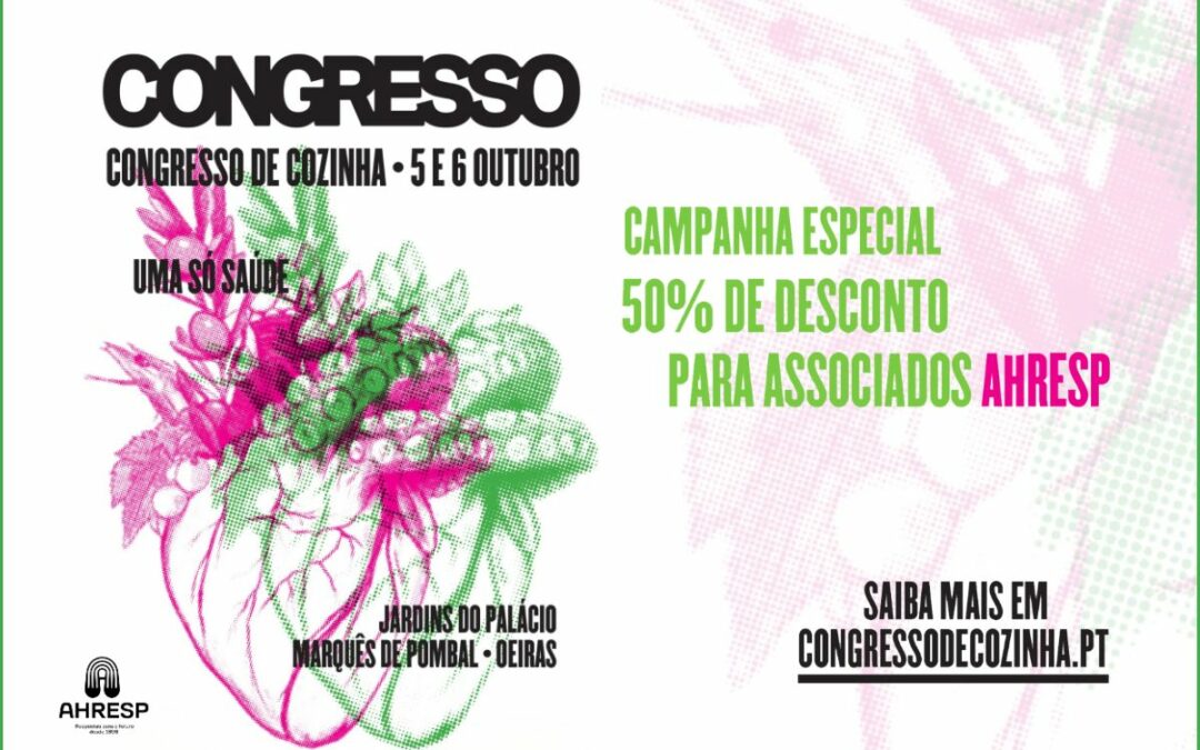 50% de desconto no Congresso de Cozinha para associados AHRESP