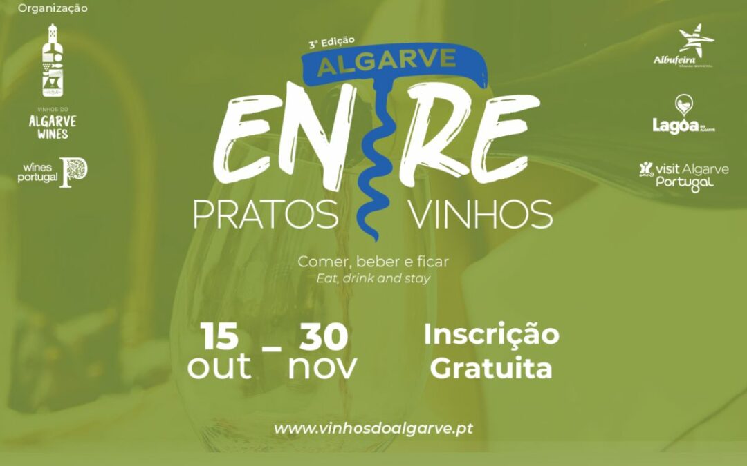 Comissão Vitivinícola do Algarve lança 3ª edição do “Entre Pratos e Vinhos”