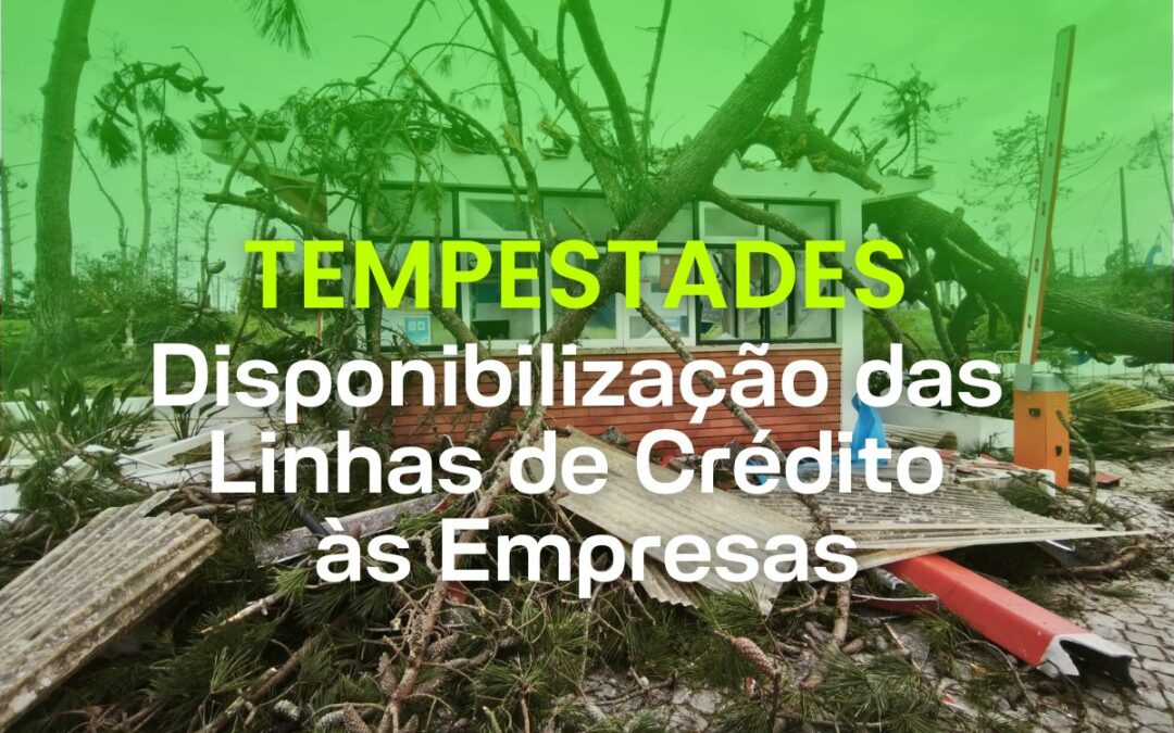 Tempestades | Disponibilização das Linhas de Crédito às Empresas