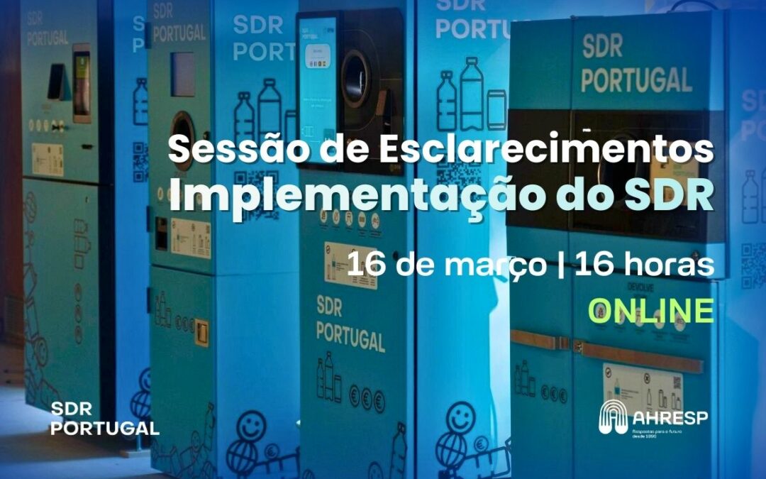 Sessão de esclarecimentos online | Implementação do Sistema de Depósito e Reembolso