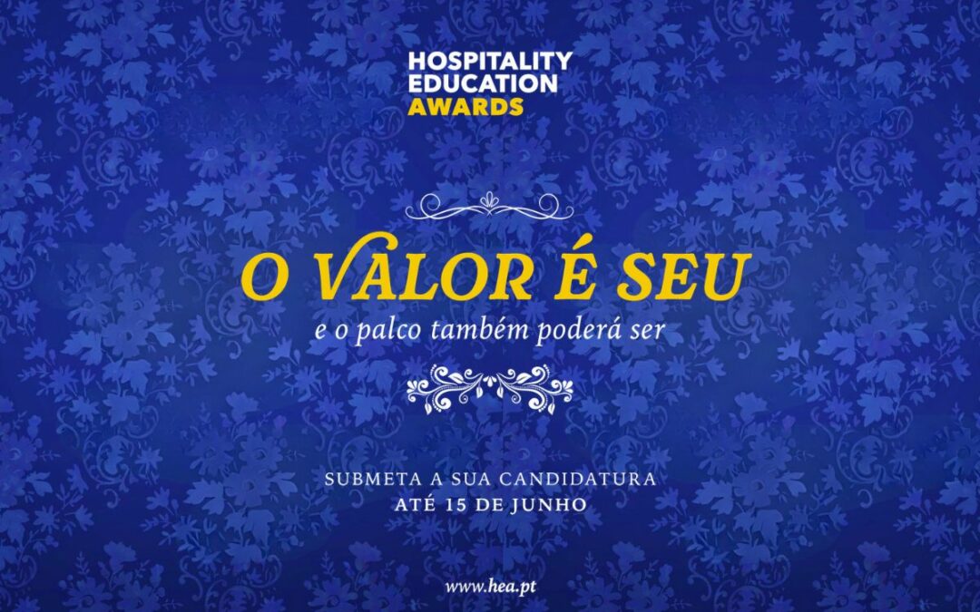 Hospitality Education Awards 2026: candidaturas abertas até 15 de junho